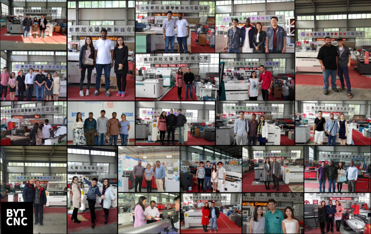 customer visit for our machines